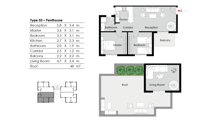 Projects eco-west - Green Penthouse Developments